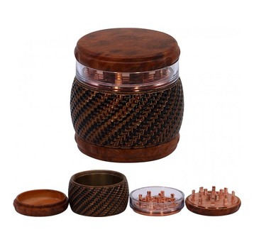 Młynek drewniany Wood Bulb 70mm 4 częściowy