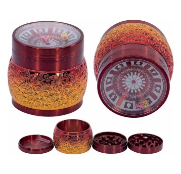 Młynek Metalowy Kasyno 70mm 4 częściowy