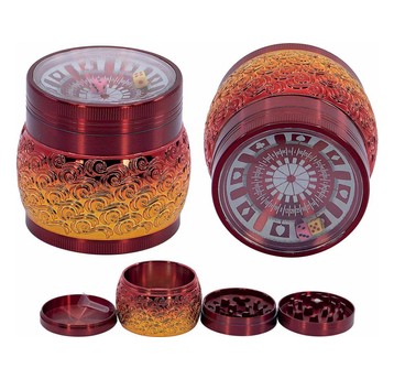 Młynek Metalowy Kasyno 70mm 4 częściowy