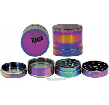 Młynek metalowy Rainbow Block 40mm 4 częściowy
