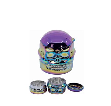 Młynek Metalowy Rainbow Skull 45mm 3 częściowy