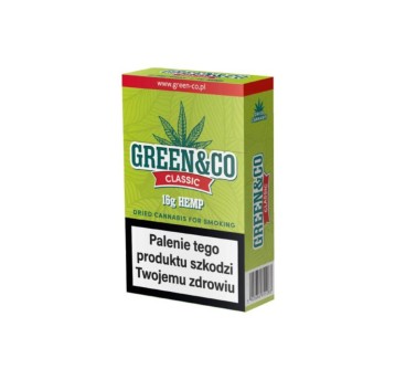 Papierosy CBD Green & Co Classic PRE-ROLS 20szt