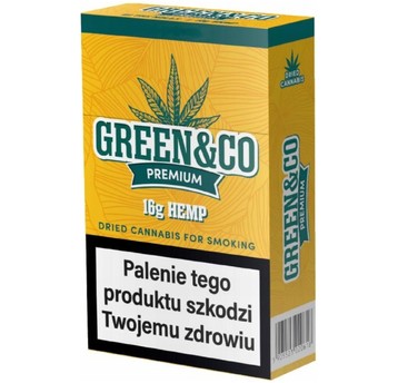 Papierosy CBD Green & Co Premium PRE-ROLS 20szt
