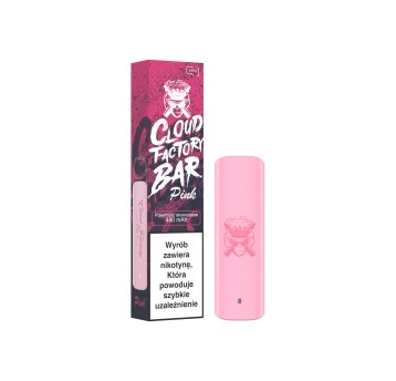 POD Bateria CLOUD FACTORY Różowa