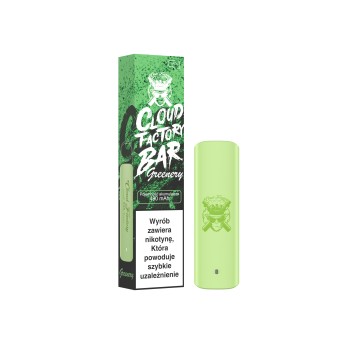 POD Bateria CLOUD FACTORY Zielona