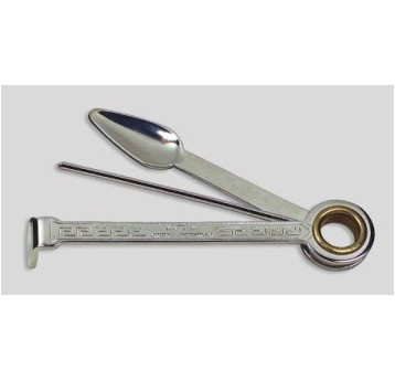 Przybornik fajkowy ubijacz do fajki metalowy