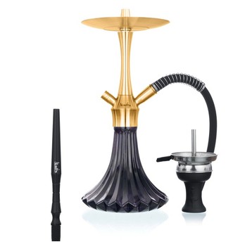Shisha ALADIN MVP A36 36cm Gold Black Mode