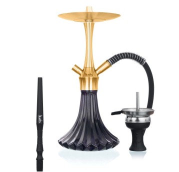 Shisha ALADIN MVP A36 36cm Gold Black Mode