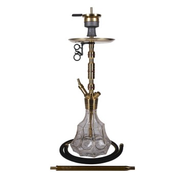 Shisha Amirs Luxury Hookah Karat X Clear Gold
