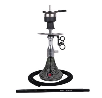 Shisha AMY Deluxe Alu Cage Mini Silver Black