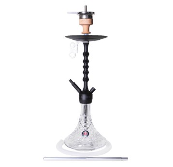 Shisha Amy Deluxe Antique Berry Black Clear