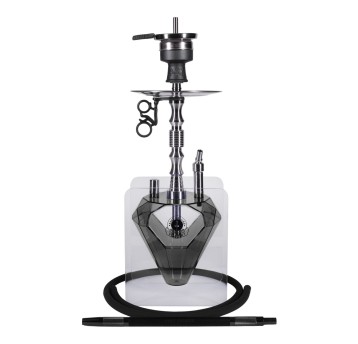 Shisha AMY Deluxe Diamond Silver Black