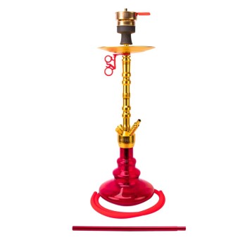 Shisha AMY Deluxe Zulu Gold Red