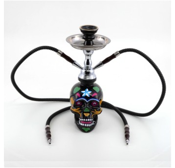 Shisha ATOMIC La Catrina 45cm 2w Czarna