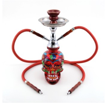 Shisha ATOMIC La Catrina 45cm 2w Czerwona