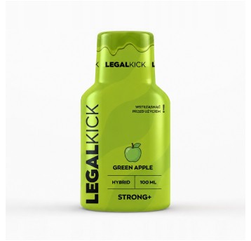 Shot Konopny LEGAL KICK Strong+ 100ml Green Apple