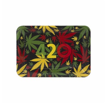 Tacka Metalowa Mała Liść Konopi 420