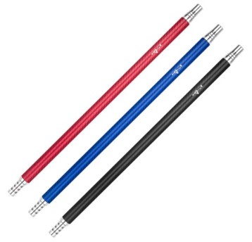 Ustnik do shishy ALADIN Carbon 39 cm Srebrny