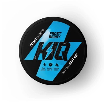 Woreczki Kofeinowe KIQ CAFFEINE 50mg Frost Berry