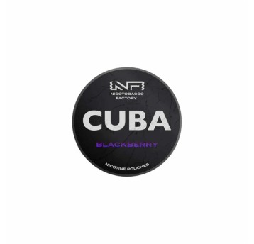 Woreczki Nikotynowe CUBA Black 20mg Blackberry