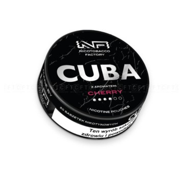 Woreczki Nikotynowe CUBA Black 20mg Cherry