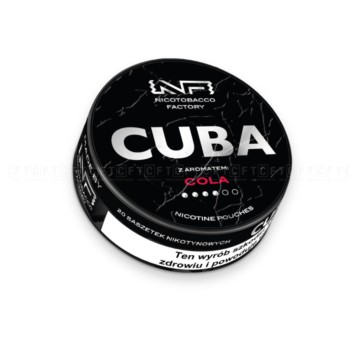 Woreczki Nikotynowe CUBA Black 20mg Cola