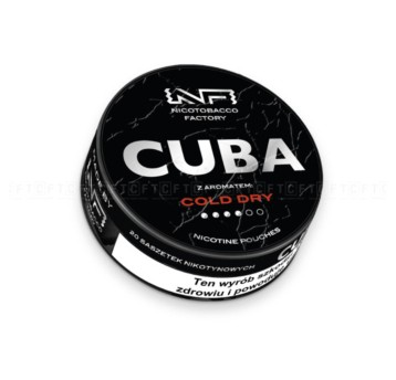 Woreczki Nikotynowe CUBA Black 20mg Cold Dry