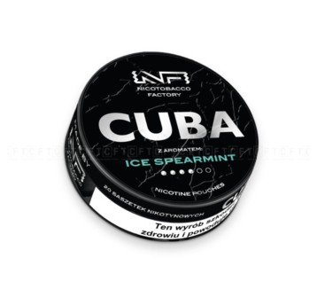Woreczki Nikotynowe CUBA Black 20mg Ice Spearmint