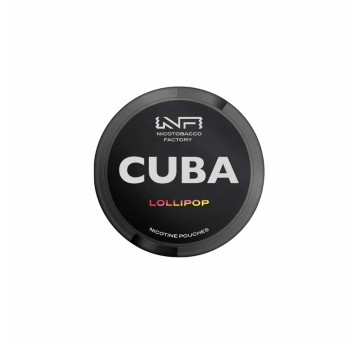 Woreczki Nikotynowe CUBA Black 20mg Lollipop