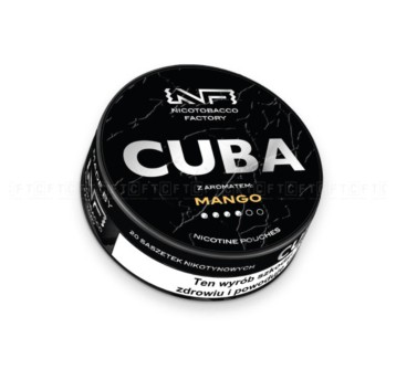Woreczki Nikotynowe CUBA Black 20mg Mango