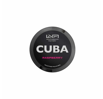 Woreczki Nikotynowe CUBA Black 20mg Raspberry