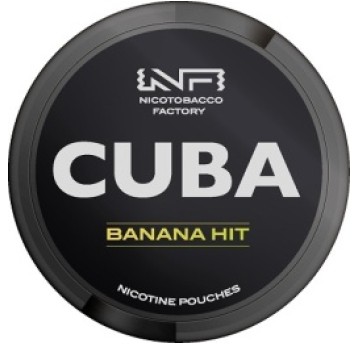 Woreczki Nikotynowe CUBA Black 66mg Banana Hit