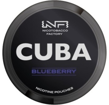 Woreczki Nikotynowe CUBA Black 66mg Blueberry