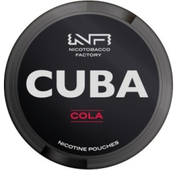 Woreczki Nikotynowe CUBA Black 66mg Cola