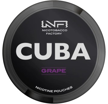 Woreczki Nikotynowe CUBA Black 66mg Grape