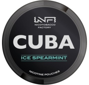 Woreczki Nikotynowe CUBA Black 66mg Ice Spearmint