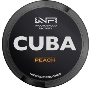 Woreczki Nikotynowe CUBA Black 66mg Peach
