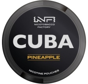 Woreczki Nikotynowe CUBA Black 66mg Pineapple