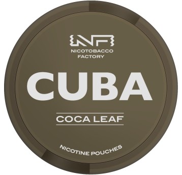 Woreczki Nikotynowe CUBA Black 77mg Coca Leaf