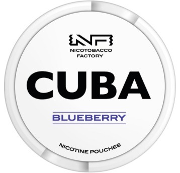 Woreczki Nikotynowe CUBA White 16mg Blueberry