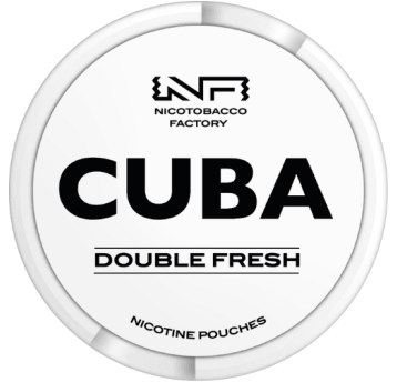 Woreczki Nikotynowe CUBA White 16mg Double Fresh