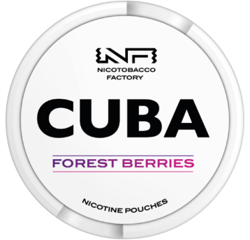 Woreczki Nikotynowe CUBA White 16mg Forest Berries