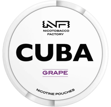 Woreczki Nikotynowe CUBA White 16mg Grape