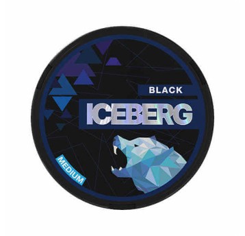 Woreczki Nikotynowe ICEBERG 20mg Black