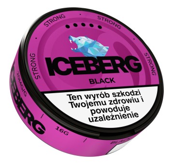 Woreczki Nikotynowe ICEBERG 20mg Black