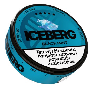 Woreczki Nikotynowe ICEBERG 20mg Black Mint