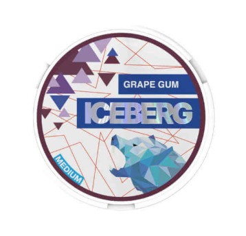 Woreczki Nikotynowe ICEBERG 20mg Grape Gum