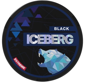 Woreczki Nikotynowe ICEBERG 50mg Black
