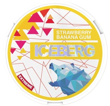 Woreczki Nikotynowe ICEBERG 50mg Straw Bana Gum