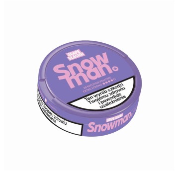 Woreczki Nikotynowe SNOWMAN 20mg Grape Glacier